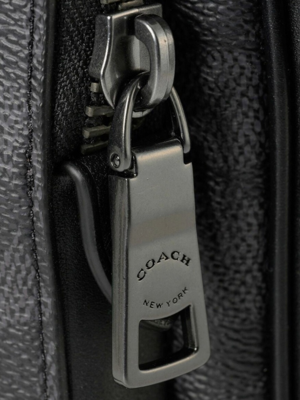 Gently Used - COACH Ethan Sling or Cross Body bag CV918 Charcoal/Black - Picture 2 of 10